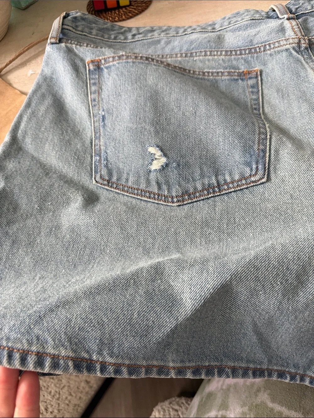 Universal Thread Light Wash Denim Shorts. Baggy relaxed fit. Size 20